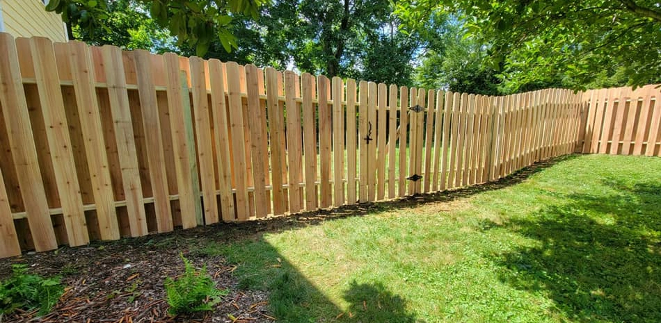 installed fence